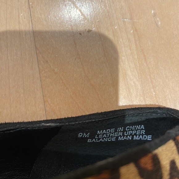 VAN ELI Real fur LEOPARD PRINT PUMPS! size 9 - Picture 8 of 9